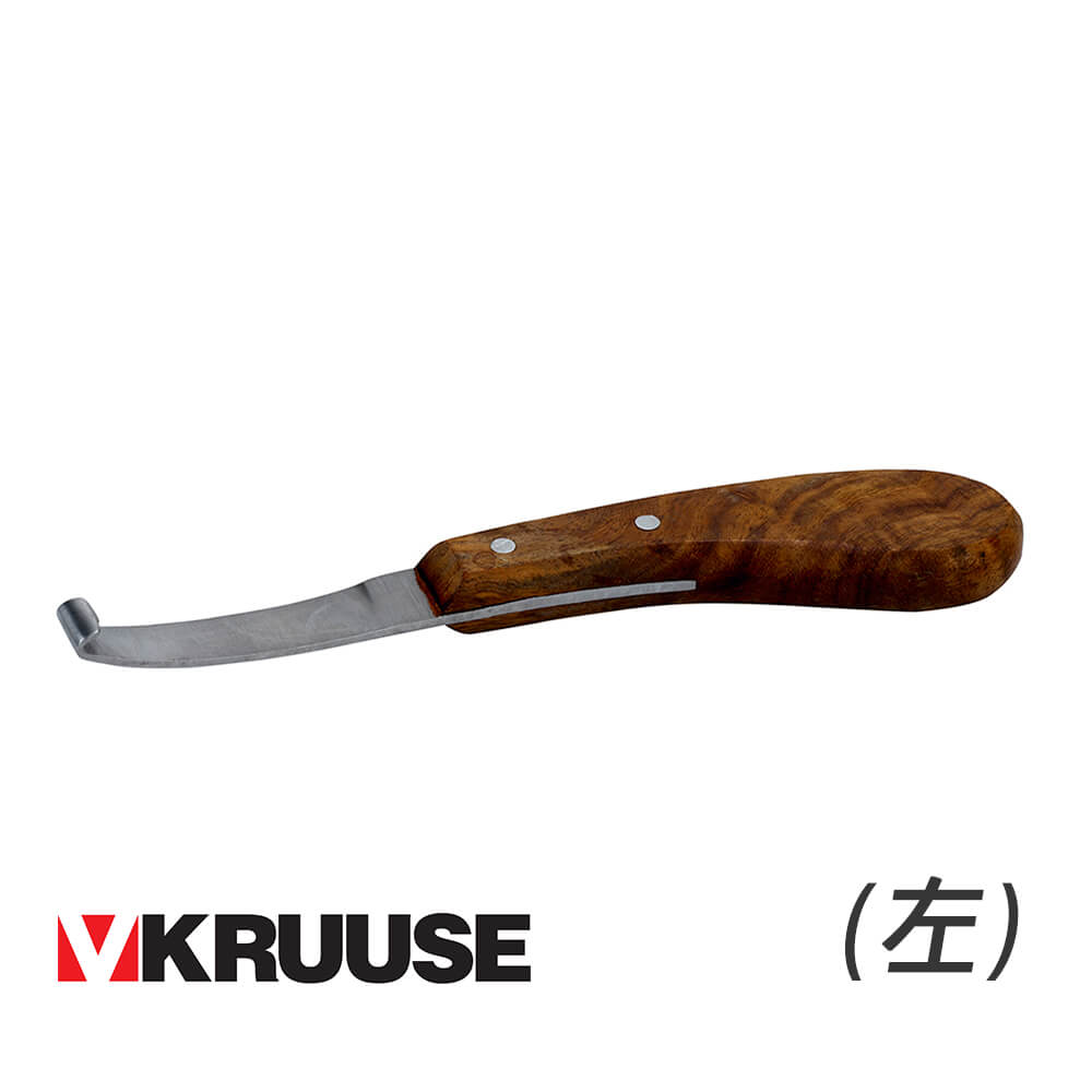 Kruuse 修蹄刀(左)